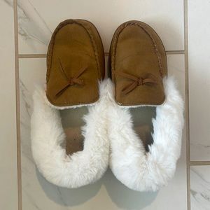 Fur ankle boots